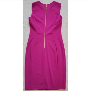 Calvin Klein Sleeveless Pink Sheath Dress